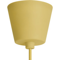 Патрон REV E27 пластиковый с подвесом 1 м, желтый 24643 5