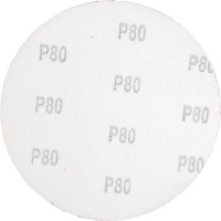 Круг абразивный под липучку (5 шт; 150 мм; Р80; без отверстий) BOHRER 52115008