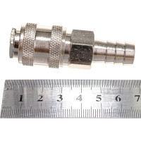 Быстроразъем пневматический Эврика с клапаном елочка 12мм ER-SE1-5SH 935711