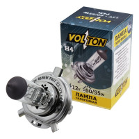 Галогенная лампа VOLTON H4 12В 60/55 Вт Р43t VLT1401
