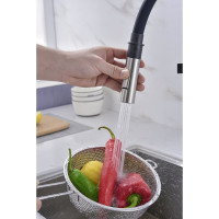 Смеситель для кухни Paulmark HALT, брашированная сталь,  Ha214021-BS