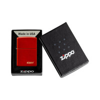 Зажигалка Zippo Classic с покрытием Metallic Red 49475ZL