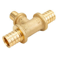 Переходной тройник One Plus 20х16х20 аксиальный rx надвижной, для сшитого полиэтилена Pex 3204023046