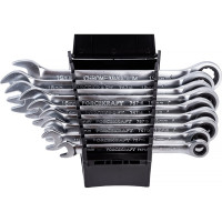 Набор комбинированных трещоточных ключей Forcekraft 9пр. FK-51092(50626)