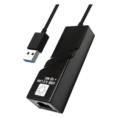 Сетевая карта 5bites USB3.0, RJ45 1гигабит, 10см UA3-45-01BK