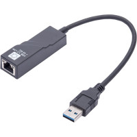 Сетевая карта 5bites USB3.0, RJ45 1гигабит, 10см UA3-45-01BK