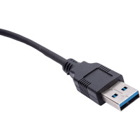 Сетевая карта 5bites USB3.0, RJ45 1гигабит, 10см UA3-45-01BK