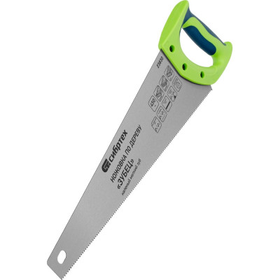 Ножовка по дереву для точных пильных работ, 450 ммкал, зуб 2D, 14 Зубец СИБРТЕХ 23830