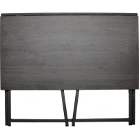 Складной стол GreenWeen SKANDI черный/дуб графит GW-SK-B-G