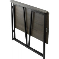 Складной стол GreenWeen SKANDI черный/дуб графит GW-SK-B-G