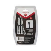 Автомобильное зарядное устройство Energy ET-18A с кабелем micro-USB, чёрный 100285