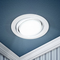 Поворотный светильник ЭРА под лампу Gx53, 220V, 13W, белый KL35 А WH1 Б0048953