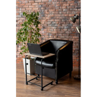 Компьютерный стол Титан Мета СЛКС-4, ясень шимо светлый 4670026243406