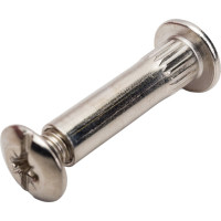 Межсекционная стяжка Локри 8 мм, никель, 10 шт. СТМ 8