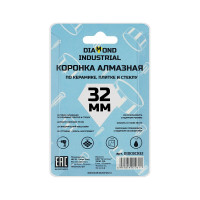 Коронка алмазная по керамике, плитке и стеклу 32 мм Diamond Industrial DIDCBC032