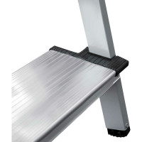 Стальная стремянка с алюминиевыми ступенями 130 мм и органайзером Новая Высота 1x7 1138107