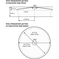 Потолочный датчик движения TDM ELECTRIC ДДП-02 SQ0324-0005