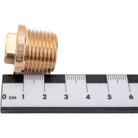 Заглушка Viega 1/2" НР, бронза 320102