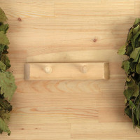 Вешалка Добропаровъ 2 крючка, липа 1253518