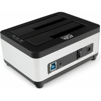 Докстанция AgeStar USB 3.0 2x2,5"/3,5" SATAIII, clone, пластик+алюминий, серебр, 3UBT8 (SILVER)
