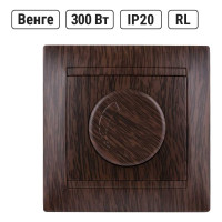 Светорегулятор TDM ELECTRIC RL 300 Вт венге "Лама" SQ1815-0409