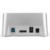 Докстанция AgeStar USB 3.0 2,5/3,5 SATA HDD USB3.0+eSATA, пластик, сереб, 3CBT2-6G (SILVER)