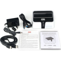 Докстанция AgeStar USB 3.0 2,5/3,5 SATA HDD USB3.0+eSATA, пластик, сереб, 3CBT2-6G (SILVER)