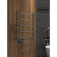 Полотенцесушитель INDIGO Embrace без полки (electro) 60/40 скрытый монтаж, универсальное подключение R/L LCEE60-40R