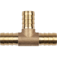 Тройник Т-образный елочка 12мм, латунь, в блистере AV Steel AV-700341B