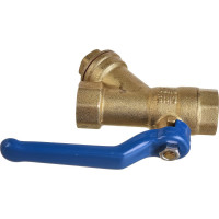 Шаровой кран с фильтром RM -L 1/2 муфтовый Ду15 Ру30 11Б27п1 RML-12FFLF