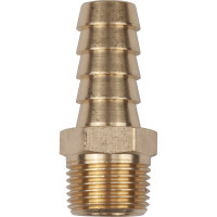 Разъем 3/8" внешняя резьба - "елочка" 12мм, латунь, в блистере AV Steel AV-700316B