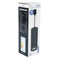 Светодиодный светильник FERON AL115 на подвесе 15W 4000K черный 80x200 41900