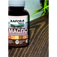 Масло для дерева SAFORA тонирующее, с воском, венге/шоколад, 0.5 л МД500/4