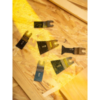 Набор насадок для МФИ по дереву и металлу 6 шт Denzel 782406