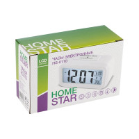 Электронные часы HomeStar HS-0110 белые 104307