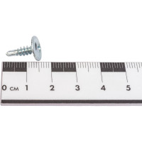 Саморез КВАДРА пресс-шайба, со сверлом, 4.2x13 цинк, уп. 100 шт. 420134102812