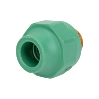 Комбинированная муфта Banninger полипропиленовая, зеленая, 20x3/4 НР 7R11067511