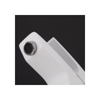 Смеситель для умывальника Gappo 35к G1007-7 литой, п/гайку, белый, хром 543683