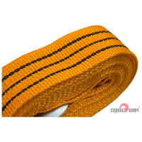 Ленточный трос СЕРВИС КЛЮЧ 5 т. в чехле 2 крюка 73704