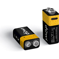 Аккумулятор duwi USB-С, тип Крона Li-ion, 9В, 450мАч, 1шт, кабель для зарядки 62014 3