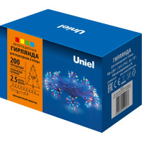 Светодиодная гирлянда Uniel Звезда ULD-S0250-200/STA MULTI, IP44, STARBURST UL-00008565