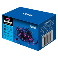 Светодиодная гирлянда Uniel ULD-S0500-050/DGA PINK, IP20 UL-00007306