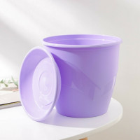 Горшок для цветов с поддоном СИМАЛЕНД Венеция 3.1 л, 19 см, 18 см, лавандовый 4483980