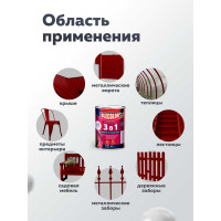 Грунт-эмаль по ржавчине OLECOLOR белый, 0.9 кг 4300005930