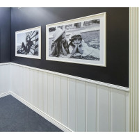 Стеновая панель Стильный Дом Wain 007 белая эмаль, упаковка 10 планок v530040