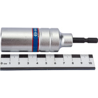 Головка шестигранная 1/4", 21х110 мм для шуруповерта KING TONY 76C1121M