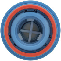 Коннектор для шланга MPF 3/4" с аквастопом, пластик/резина ДС.071279