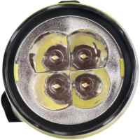 Аккумуляторный фонарь ФАZА ручной AccuF2-L04-gn 4LED 2 режима: 100проц./25проц. аккум. 0.4А.ч выдвижная вилка индикатор зарядки зел. 2857859