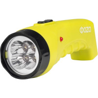 Аккумуляторный фонарь ФАZА ручной AccuF2-L04-gn 4LED 2 режима: 100проц./25проц. аккум. 0.4А.ч выдвижная вилка индикатор зарядки зел. 2857859
