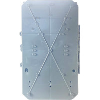 Пластиковый корпус с монтажной панелью KRZMI Solid ЩМПпл-4 прозрачная дверь 494x274x124 IP55 4651117991406